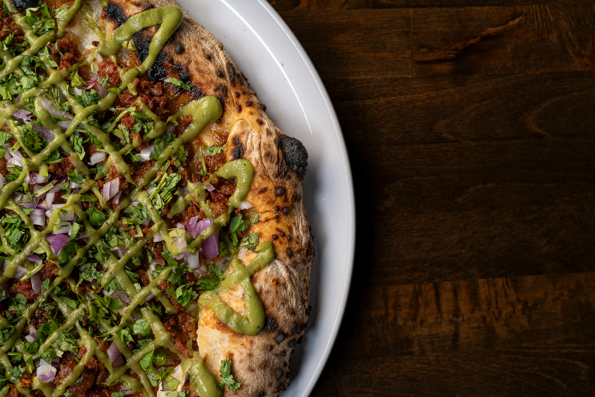 Kitchen preparation at El Fornino
